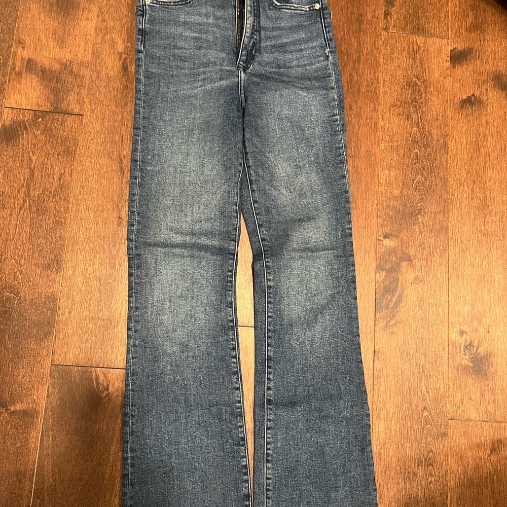 Lovers + Friends High Rise Blue Jeans